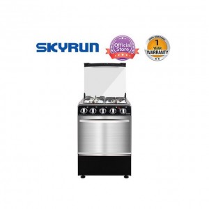 Skyrun Gas Cooker(3 Burners+1 Electric Hotplate)- GCS-3G1E/K